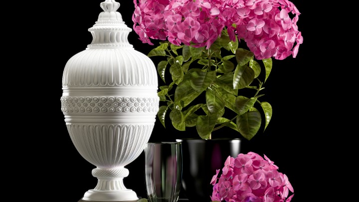 渲染模型_室内插花069