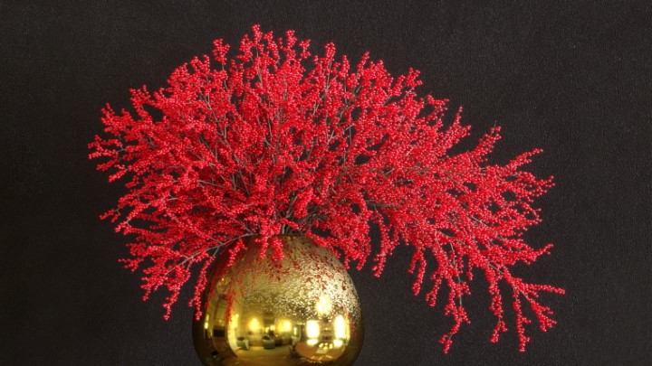 渲染模型_室内插花078