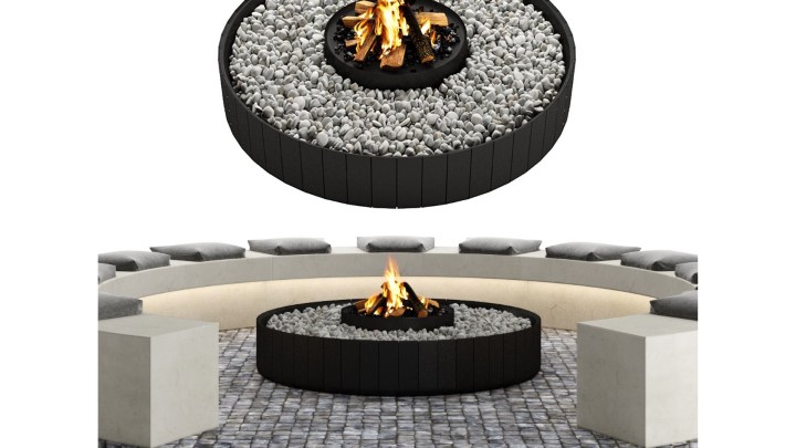 渲染模型_室外烤炉001