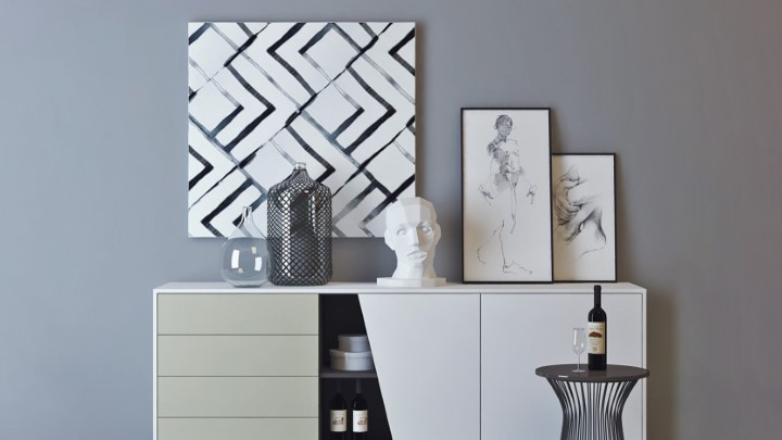 渲染模型_家居装饰套装002