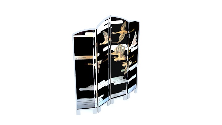 渲染模型_屏风116