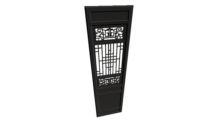 渲染模型_屏风175