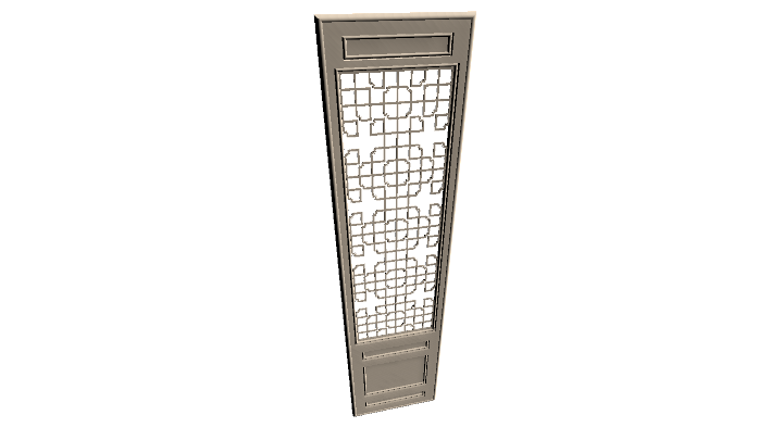 渲染模型_屏风176