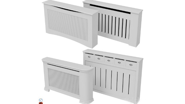 渲染模型_屏风柜001