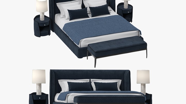 渲染模型_床2633