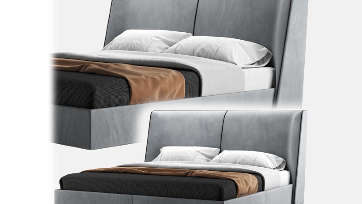 渲染模型_床2638