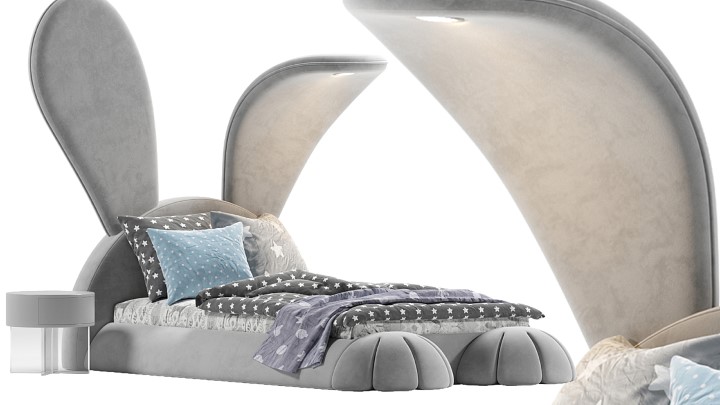 渲染模型_床2643