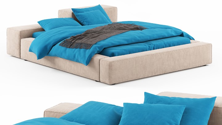 渲染模型_床2645