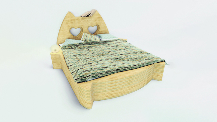 渲染模型_床2667