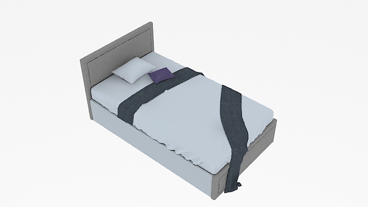 渲染模型_床2698