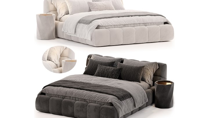 渲染模型_床2803