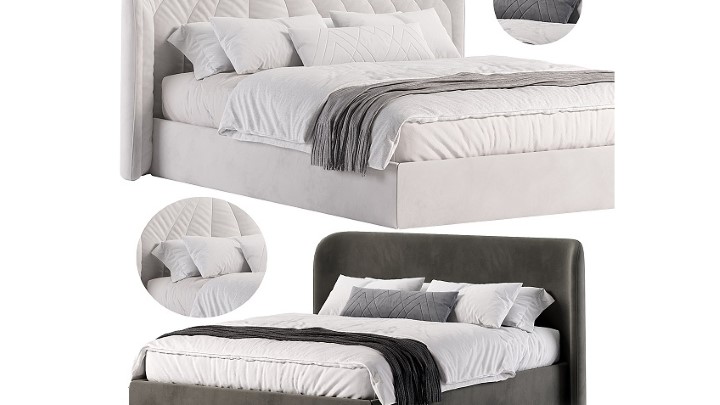 渲染模型_床2805