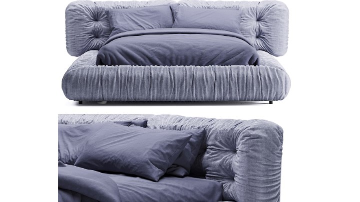 渲染模型_床2823