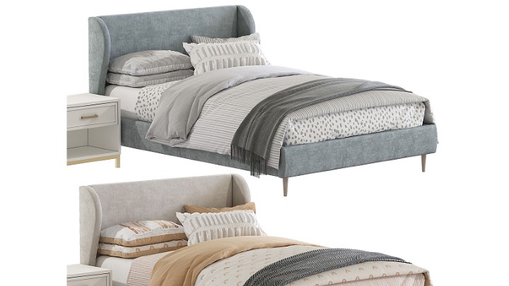 渲染模型_床2833