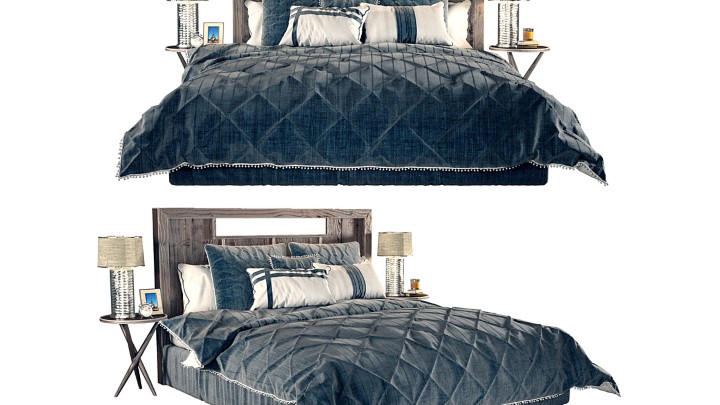 渲染模型_床2859