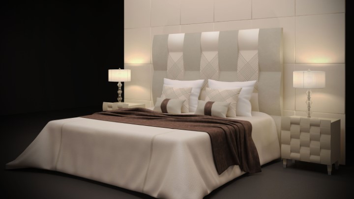 渲染模型_床2864