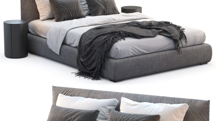 渲染模型_床2895