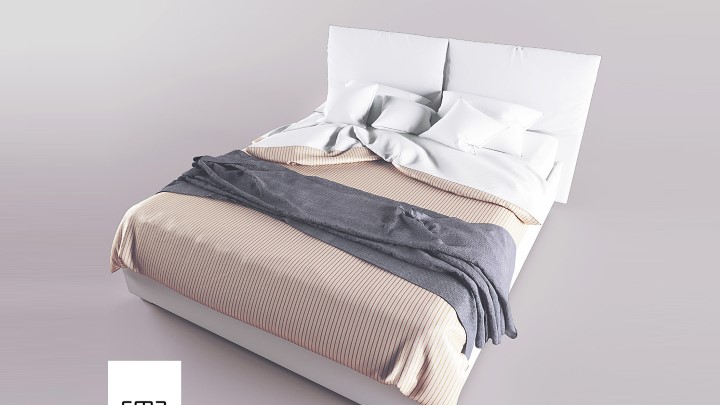 渲染模型_床2921