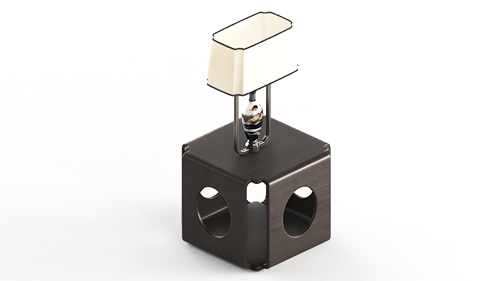 渲染模型_床头柜054