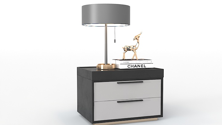 渲染模型_床头柜065