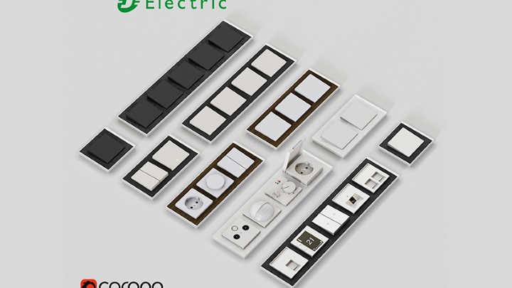 渲染模型_开关插座012