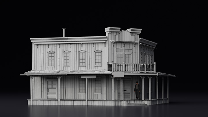 渲染模型_房子130