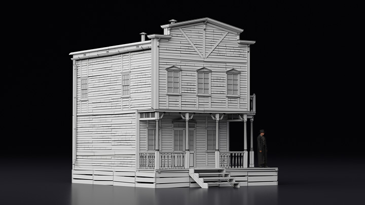 渲染模型_房子136