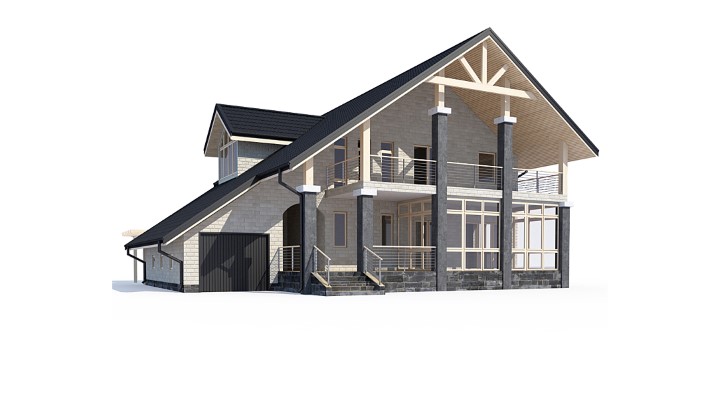 渲染模型_房子153