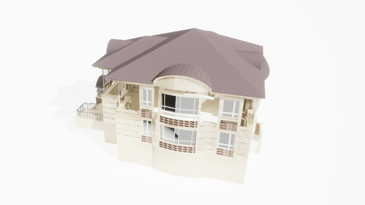 渲染模型_房子180