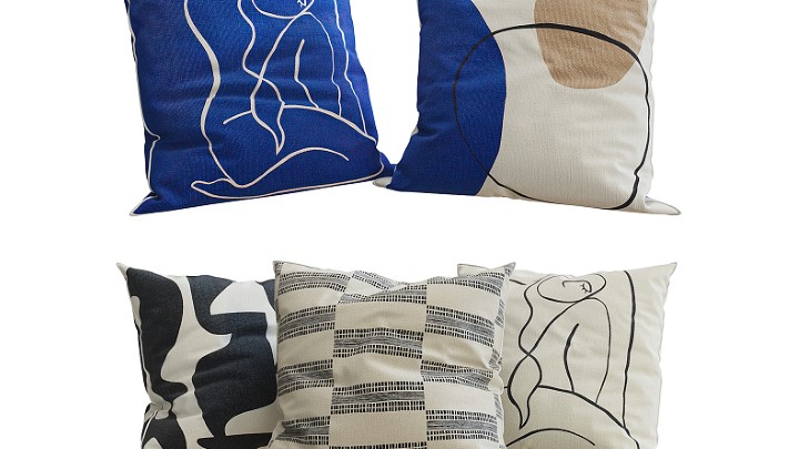 渲染模型_抱枕277