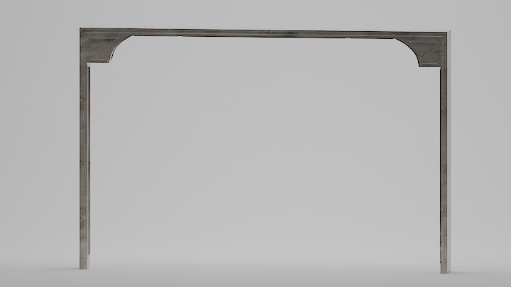 渲染模型_拱门008