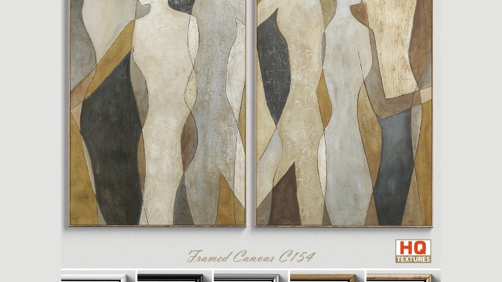 渲染模型_挂画装饰004