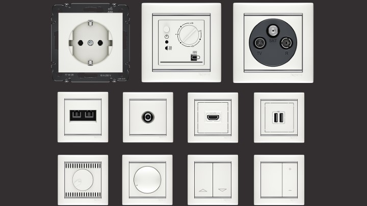 渲染模型_插座接口005
