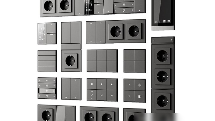 渲染模型_插座接口007