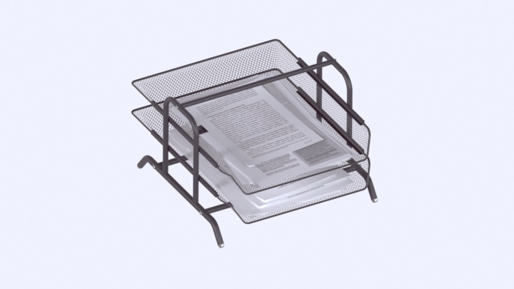 渲染模型_收纳架008