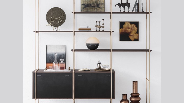 渲染模型_收藏架001