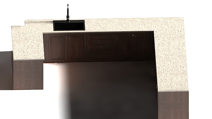 渲染模型_料理台005