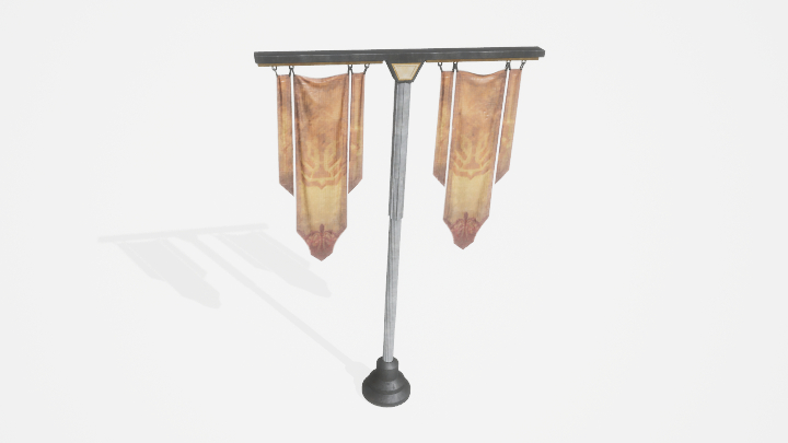 渲染模型_旗帜003