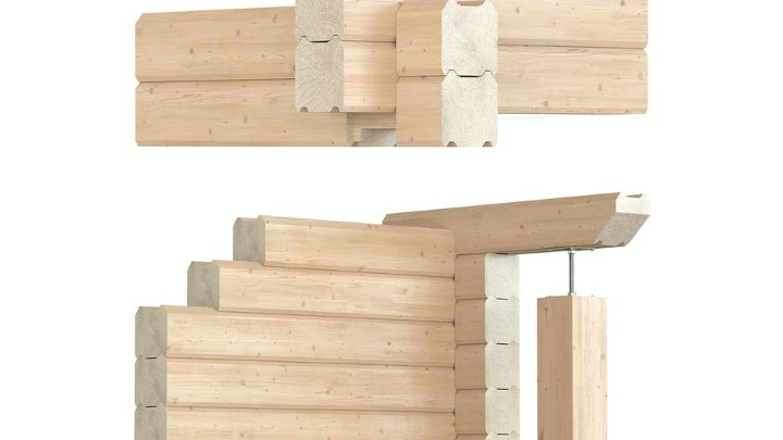 渲染模型_木制型材001