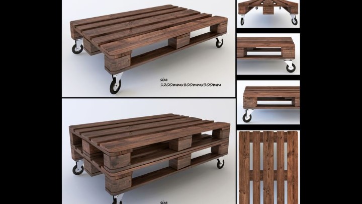 渲染模型_木托盘003