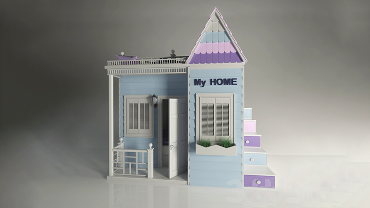 渲染模型_柜子2461