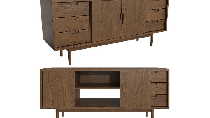 渲染模型_柜子家具017