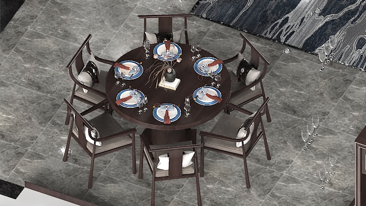 渲染模型_桌子2523