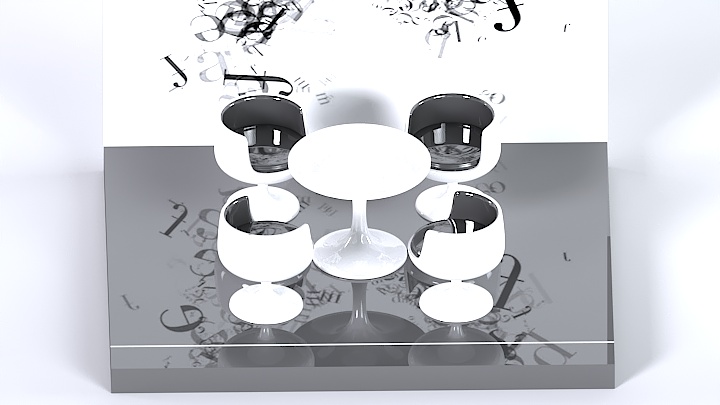 渲染模型_桌子2597