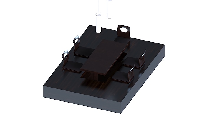 渲染模型_桌子2598