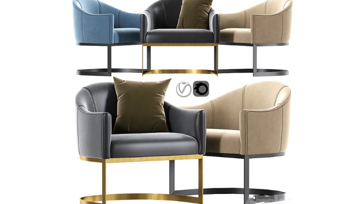 渲染模型_桌椅1125