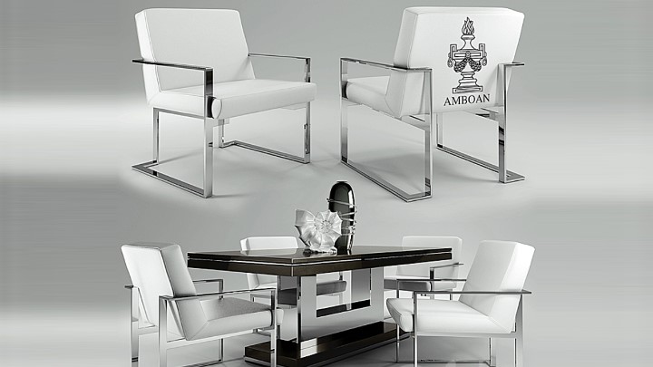 渲染模型_桌椅1150