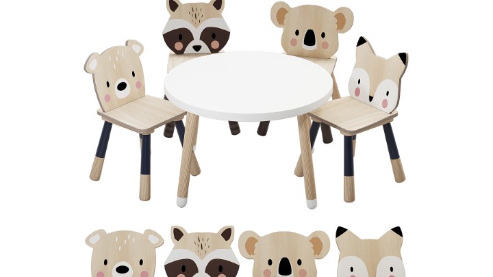 渲染模型_桌椅1161