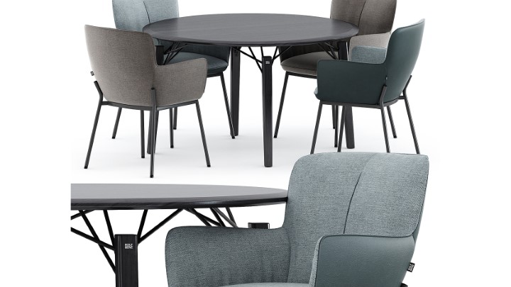 渲染模型_桌椅1167