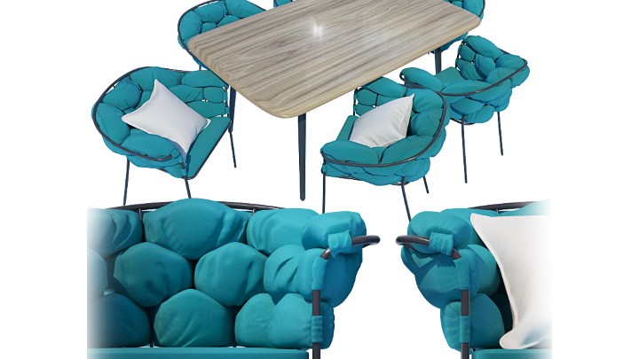 渲染模型_桌椅1171